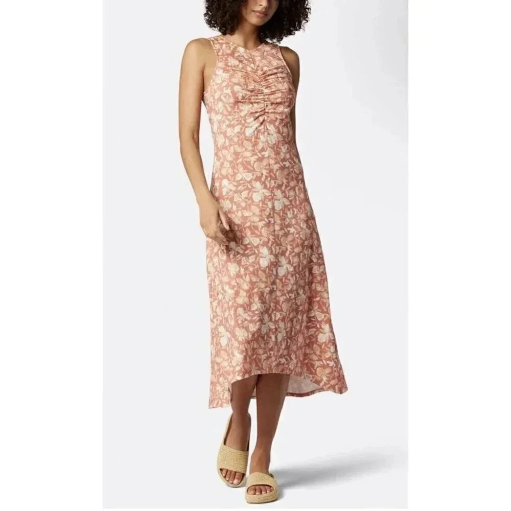 SOFT JOIE FLORAL SIZE M TANK SLEEVELESS SLIM FIT MIDI DRESS NWT